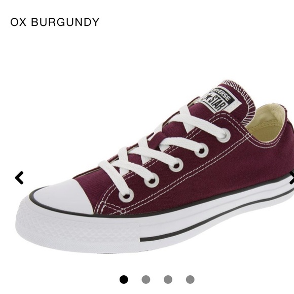 chucks burgundy